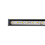 GloboStar® DIGI-BAR 90209 Ψηφιακή Μπάρα Φωτισμού Wall Washer Digital Pixel Facade Tuber Bar LED 12W 840lm 90° DC 24V Αδιάβροχο IP65 L100 x W3.2 x H3cm Θερμό Λευκό 2700K DMX512 - Ασημί με Διάφανο Κάλυμμα - 3 Years Warranty - Image 7