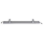 GloboStar® WASHER-GAIA 90215 Μπάρα Φωτισμού Wall Washer LED 144W 12960lm 10° DC 24V Αδιάβροχο IP67 L100 x W7.3 x H4.3cm Θερμό Λευκό 2700K - Ασημί - 3 Years Warranty - Image 5