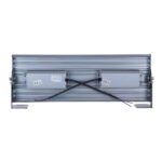 GloboStar® FLOOD-TENA 90221 Προβολέας Wall Washer για Φωτισμό Κτιρίων LED 72W 6480lm 10° DC 24V Αδιάβροχο IP65 L46.5 x W7 x H16.5cm Θερμό Λευκό 2700K - Ασημί - 3 Years Warranty - Image 4