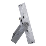 GloboStar® FLOOD-TENA 90223 Προβολέας Wall Washer για Φωτισμό Κτιρίων LED 150W 13500lm 10° DC 24V Αδιάβροχο IP65 L43.5 x W15.5 x H18cm Θερμό Λευκό 2700K - Ασημί - 3 Years Warranty - Image 5