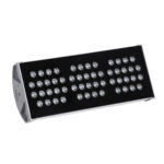 GloboStar® FLOOD-TENA 90224 Προβολέας Wall Washer για Φωτισμό Κτιρίων LED 108W 9180lm 10° DC 24V Αδιάβροχο IP65 Μ43.5 x Π15.5 x Υ18cm RGBW DMX512 - Ασημί - 3 Years Warranty - Image 2