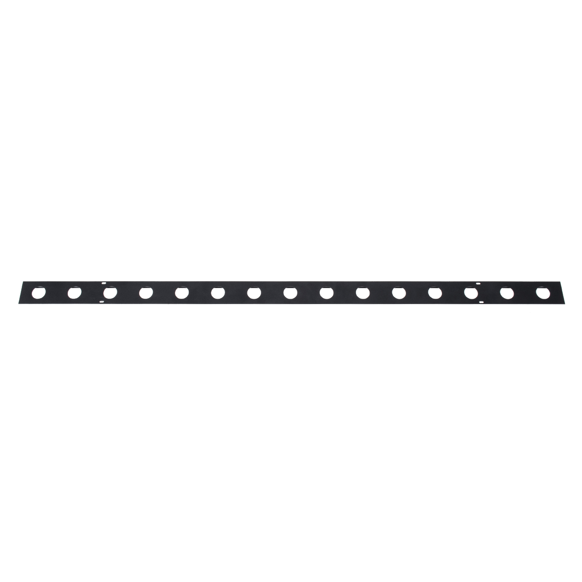 GloboStar® 90237 Μεταλλικο Καλυμμα 1 Μέτρου 15 Τεμαχίων για Ψηφιακή Αλυσίδα Γιρλάντα 20 Σποτ LED με Κωδικό 90140 Μαύρο Μ100 x Π4.7 x Υ1cm - Image 4