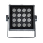 GloboStar® FLOOD-TINY 90370 Προβολέας Wall Washer για Φωτισμό Κτιρίων LED 27W 2295lm 3° DC 24V Αδιάβροχο IP65 L13.8 x W16.4 x H7cm RGBW DMX512 - Γκρι Ανθρακί - 3 Years Warranty - Image 6