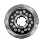 GloboStar® UNDERWATER-DENIS 90443 Υποβρύχιο Χωνευτό Φωτιστικό Σποτ Ειδικό για Σιντριβάνια - Πισίνες - Τζακούζι LED 18W 1530lm 30° DC 24V Αδιάβροχο IP68 Φ21.5 x Υ8cm RGBW DMX512 - Ανοξείδωτο Ατσάλι SS304 - 3 Years Warranty - Image 3