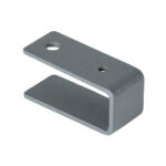 GloboStar® 90476 Βάση Αλουμίνιου για Στήριξη σε Ιμάντα (U) Τοποθέτησης για Σποτ και Προβολείς Αρχιτεκτονικού Φωτισμού Φυτών και Δέντρων Γκρι Ανθρακί Μ4.3 x Π1.8 x Υ2cm - Image 3