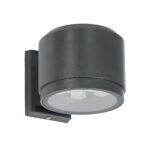 GloboStar® WALLLIGHT-GONA 90483 Φωτιστικό Τοίχου - Απλίκα LED 24W 2160lm 5° DC 24V Αδιάβροχο IP67 Μ13 x Π16.5 x Υ5cm Θερμό Λευκό 2700K - Γκρι Ανθρακί - 3 Years Warranty - Image 2