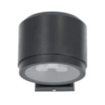 GloboStar® WALLLIGHT-GONA 90484 Φωτιστικό Τοίχου - Απλίκα LED 24W 2280lm 5° DC 24V Αδιάβροχο IP67 Μ13 x Π16.5 x Υ5cm Φυσικό Λευκό 4500K - Γκρι Ανθρακί - 3 Years Warranty - Image 3