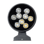 GloboStar® WALLLIGHT-GONA 90484 Φωτιστικό Τοίχου - Απλίκα LED 24W 2280lm 5° DC 24V Αδιάβροχο IP67 Μ13 x Π16.5 x Υ5cm Φυσικό Λευκό 4500K - Γκρι Ανθρακί - 3 Years Warranty - Image 7