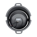 GloboStar® FLOOD-SIMA 90497 Κινούμενος Προβολέας - Σποτ Φωτισμού Wall Washer με Αντιθαμβωτική Γρίλια για Φωτισμό Κτιρίων LED 60W 5400lm 30° DC 24V Αδιάβροχο IP67 Μ29 x Π24 x Υ28.5cm Θερμό Λευκό 2700K - Γκρι Ανθρακί - 3 Years Warranty - Image 7