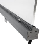 GloboStar® WASHER-PLEXI 90499 Μπάρα Φωτισμού Wall Washer LED 12W 1020lm 15° DC 24V Αδιάβροχο IP65 με Plexiglass Μοριακού Φωτισμού Μ100 x Π3.3 x Υ100cm Πολύχρωμο RGBW DMX512 - Γκρι Ανθρακί - 3 Χρόνια Εγγύηση - Image 10