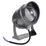 GloboStar® SPOT-XENIA 90509 Σποτ Φωτισμου Wall Washer LED 16W 1600lm 3° DC 24V Αδιάβροχο IP65 Φ9 x Υ12cm Ψυχρό Λευκό 6000K - Σφυρήλατο Γκρι - 3 Years Warranty - Image 2