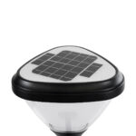 GloboStar® NATURE 90526 Αυτόνομο Ηλιακό Φωτιστικό Κήπου - Απλίκα Αρχιτεκτονικού Φωτισμού Εξωτερικού Χώρου LED 10W 330lm 120° με Ενσωματωμένο Φωτοβολταϊκό Panel 6V 2W & Επαναφορτιζόμενη Μπαταρία Li-ion 3.2V 1800mAh με Αισθητήρα Ημέρας-Νύχτας - Αδιάβροχο IP65 - Σώμα Αλουμινίου & ABS - Μ26 x Π29 x Υ36cm - Ψυχρό Λευκό 6000K - Μαύρο - 2 Χρόνια Εγγύηση - Image 6