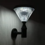 GLOBOSTAR® SOLARTIS 90527 Φωτιστικό Κολωνάκι Κήπου LED 10W 1000lm 180° με Ενσωματωμένο Φωτοβολταϊκό Panel 6V 5W & Επαναφορτιζόμενη Μπαταρία Li-ion 3.2V 6000mAh με Αισθητήρα Ημέρας-Νύχτας Αδιάβροχο IP65 Ψυχρό Λευκό 6000K - Sanan SMD Chip - Μαύρο - Μ26 x Π26 x Υ37cm - 2 Χρόνια Εγγύηση - Image 6