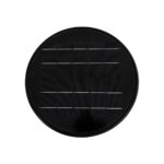 GloboStar® ARVENT 90534 Αυτόνομο Ηλιακό Φωτιστικό Κήπου - Κολωνάκι Αρχιτεκτονικού Φωτισμού Εξωτερικού Χώρου LED 10W 330lm 120° με Ενσωματωμένο Φωτοβολταϊκό Panel 6V 2W & Επαναφορτιζόμενη Μπαταρία Li-ion 3.2V 1800mAh με Αισθητήρα Ημέρας-Νύχτας - Αδιάβροχο IP65 - Σώμα Αλουμινίου & ABS - Φ24 x Υ36cm - Ψυχρό Λευκό 6000K - Μαύρο - 2 Χρόνια Εγγύηση - Image 3