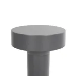 GLOBOSTAR® KIPASIO 90540 Φωτιστικό Κολωνάκι Κήπου LED 15W 1500lm 60° AC 220-240V Αδιάβροχο IP65 Θερμό Λευκό 2700K - Γκρι Ανθρακί - Μ15 x Π15 x Υ58cm - 3 Χρόνια Εγγύηση - Image 4