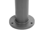 GLOBOSTAR® KIPASIO 90540 Φωτιστικό Κολωνάκι Κήπου LED 15W 1500lm 60° AC 220-240V Αδιάβροχο IP65 Θερμό Λευκό 2700K - Γκρι Ανθρακί - Μ15 x Π15 x Υ58cm - 3 Χρόνια Εγγύηση - Image 6