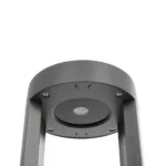 GLOBOSTAR® KIPARIO 90542 Φωτιστικό Κολωνάκι Κήπου LED 15W 1500lm 60° AC 220-240V Αδιάβροχο IP65 Θερμό Λευκό 2700K - Γκρι Ανθρακί - Μ20 x Π20 x Υ58cm - 3 Χρόνια Εγγύηση - Image 6