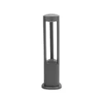 GLOBOSTAR® RODEMA 90545 Φωτιστικό Κολωνάκι Κήπου LED 15W 1500lm 60° AC 220-240V Αδιάβροχο IP65 Θερμό Λευκό 2700K - Γκρι Ανθρακί - Μ16.5 x Π16.5 x Υ60cm - 3 Χρόνια Εγγύηση - Image 2
