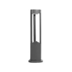 GLOBOSTAR® RODEMA 90545 Φωτιστικό Κολωνάκι Κήπου LED 15W 1500lm 60° AC 220-240V Αδιάβροχο IP65 Θερμό Λευκό 2700K - Γκρι Ανθρακί - Μ16.5 x Π16.5 x Υ60cm - 3 Χρόνια Εγγύηση - Image 3