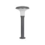GLOBOSTAR® WHISPER 90548 Φωτιστικό Κολωνάκι Κήπου με Ντουί 1 x E27 AC 220-240V Αδιάβροχο IP65 - Γκρι Ανθρακί - Μ27 x Π27 x Υ79cm - Image 2