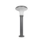 GLOBOSTAR® WHISPER 90548 Φωτιστικό Κολωνάκι Κήπου με Ντουί 1 x E27 AC 220-240V Αδιάβροχο IP65 - Γκρι Ανθρακί - Μ27 x Π27 x Υ79cm - Image 3