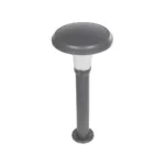 GLOBOSTAR® WHISPER 90548 Φωτιστικό Κολωνάκι Κήπου με Ντουί 1 x E27 AC 220-240V Αδιάβροχο IP65 - Γκρι Ανθρακί - Μ27 x Π27 x Υ79cm - Image 4