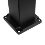 GLOBOSTAR® VEGGIE 90549 Φωτιστικό Κολωνάκι Κήπου με Ντουί 1 x E27 60° AC 220-240V Αδιάβροχο IP65 - Μαύρο - Μ20 x Π20 x Υ60cm - 2 Χρόνια Εγγύηση - Image 4