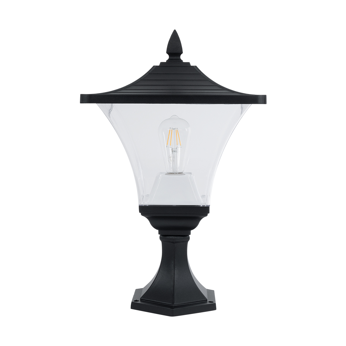 GloboStar® DIRAHIO 90552 Φωτιστικό Εξωτερικού Χώρου με Ντουί 1 x E27 AC 220-240V Αδιάβροχο IP65 Μ32 x Π32 x Υ52cm - 5 Χρόνια Εγγύηση - Image 2