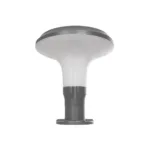 GLOBOSTAR® WHISPER 90553 Φωτιστικό Κολωνάκι Κήπου με Ντουί 1 x E27 AC 220-240V Αδιάβροχο IP65 - Γκρι Ανθρακί - Μ27 x Π27 x Υ29cm - Image 3