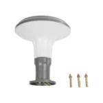 GLOBOSTAR® WHISPER 90553 Φωτιστικό Κολωνάκι Κήπου με Ντουί 1 x E27 AC 220-240V Αδιάβροχο IP65 - Γκρι Ανθρακί - Μ27 x Π27 x Υ29cm - Image 7