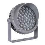 GloboStar® FLOOD-MENA 90338 Προβολέας Wall Washer με Αντιθαμβωτική Γρίλια για Φωτισμό Κτιρίων LED 48W 4080lm 30° AC 220-240V Αδιάβροχο IP67 L26 x W20 x H28.5cm Αρχιτεκτονικό Πορτοκαλί 2200K - Γκρι Ανθρακί - 3 Years Warranty - Image 2