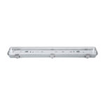GloboStar® 90610 60cm Tri-Proof Πλαστικό PC Σκαφάκι με Μεταλλικά Clips για 1 x Λάμπες T8 Τύπου Φθορίου LED Τροφοδοσίας Ενός Άκρου Αδιάβροχο IP65 - Image 2