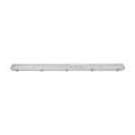 GloboStar® 90612 120cm Tri-Proof Πλαστικό PC Σκαφάκι με Μεταλλικά Clips για 1 x Λάμπες T8 Τύπου Φθορίου LED Τροφοδοσίας Ενός Άκρου Αδιάβροχο IP65 - Image 2