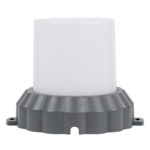 GloboStar® WALLLIGHT-MONA 90629 Φωτιστικό Τοίχου - Απλίκα Point Light LED 12W 1320lm 360° DC 24V Αδιάβροχο IP65 Φ13 x Υ12.5cm Θερμό Λευκό 3000K - Γκρι Ανθρακί - 3 Years Warranty - Image 4