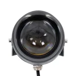 GloboStar® SPOT-XENIA 90632 Σποτ Φωτισμου Wall Washer LED 16W 1440lm 3° DC 24V Αδιάβροχο IP65 Φ9 x Υ12cm Θερμό Λευκό 3000K - Σφυρήλατο Γκρι - 3 Years Warranty - Image 3