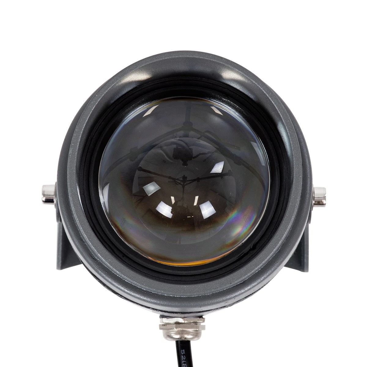 GloboStar® SPOT-XENIA 90632 Σποτ Φωτισμου Wall Washer LED 16W 1440lm 3° DC 24V Αδιάβροχο IP65 Φ9 x Υ12cm Θερμό Λευκό 3000K - Σφυρήλατο Γκρι - 3 Years Warranty - Image 3