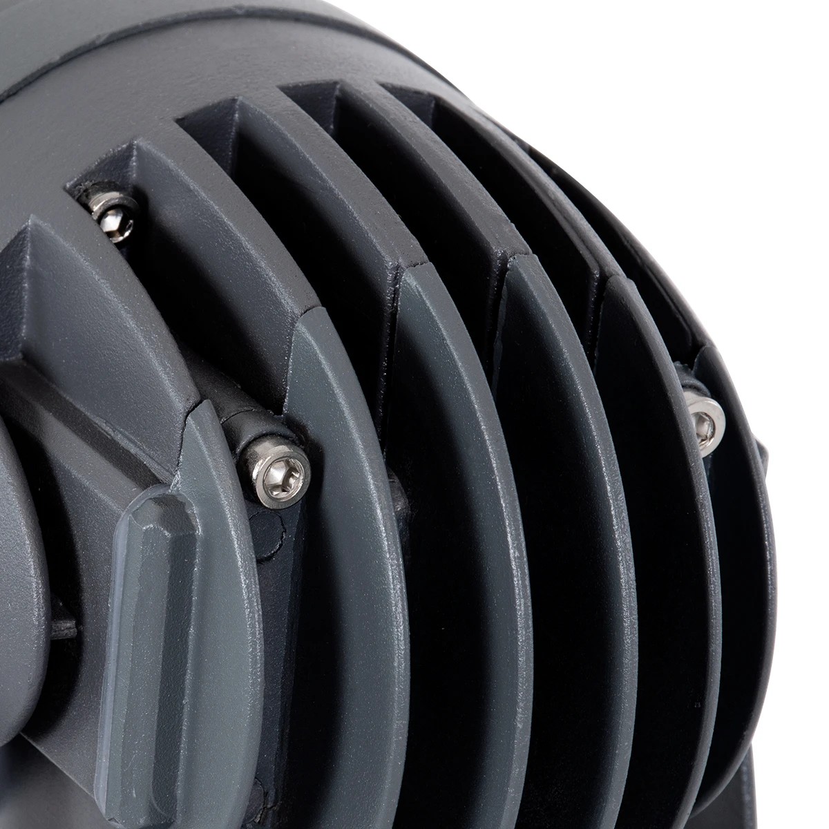 GloboStar® SPOT-XENIA 90632 Σποτ Φωτισμου Wall Washer LED 16W 1440lm 3° DC 24V Αδιάβροχο IP65 Φ9 x Υ12cm Θερμό Λευκό 3000K - Σφυρήλατο Γκρι - 3 Years Warranty - Image 4