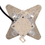 GloboStar® WALLLIGHT-CINA 90659 Φωτιστικό Τοίχου - Απλίκα LED 10W 1000lm 10° AC 220-240V Αδιάβροχο IP65 Μ18.5 x Π18.5 x Υ8.5cm με Αυτόματα Προγράμματα Εναλλαγής Χρωμάτων Πολύχρωμο RGB - Μπεζ της Άμμου - Image 5