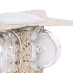 GloboStar® WALLLIGHT-CINA 90659 Φωτιστικό Τοίχου - Απλίκα LED 10W 1000lm 10° AC 220-240V Αδιάβροχο IP65 Μ18.5 x Π18.5 x Υ8.5cm με Αυτόματα Προγράμματα Εναλλαγής Χρωμάτων Πολύχρωμο RGB - Μπεζ της Άμμου - Image 7
