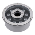 GloboStar® UNDERWATER-FINA 90674 Υποβρύχιο Φωτιστικό Σποτ Ειδικό για Σιντριβάνια LED 9W 990lm 30° DC 24V Αδιάβροχο IP68 Φ16 x Υ8cm Θερμό Λευκό 3000K - Ανοξείδωτο Ατσάλι - 3 Years Warranty - Image 2