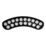 GloboStar® TREELIGHT-KINA 90686 Κυρτή Μπάρα Φωτισμού Wall Washer με Αντιθαμβωτική Γρίλια Ειδική για Φυτά - Δέντρα LED 18W 1530lm 15° DC 24V Αδιάβροχο IP67 L24.5 x W7 x H8cm RGBW DMX512 - Γκρι Ανθρακί - 3 Years Warranty - Image 3