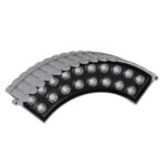 GloboStar® TREELIGHT-JINA 90690 Κυρτή Μπάρα Φωτισμού Wall Washer με Αντιθαμβωτική Γρίλια Ειδική για Φυτά - Δέντρα LED 18W 1620lm 10° DC 24V Αδιάβροχο IP67 L29 x W11 x H10.5cm Θερμό Λευκό 3000K - Γκρι - 3 Years Warranty - Image 2