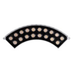 GloboStar® TREELIGHT-JINA 90690 Κυρτή Μπάρα Φωτισμού Wall Washer με Αντιθαμβωτική Γρίλια Ειδική για Φυτά - Δέντρα LED 18W 1620lm 10° DC 24V Αδιάβροχο IP67 L29 x W11 x H10.5cm Θερμό Λευκό 3000K - Γκρι - 3 Years Warranty - Image 3