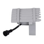 GloboStar® TREELIGHT-JINA 90690 Κυρτή Μπάρα Φωτισμού Wall Washer με Αντιθαμβωτική Γρίλια Ειδική για Φυτά - Δέντρα LED 18W 1620lm 10° DC 24V Αδιάβροχο IP67 L29 x W11 x H10.5cm Θερμό Λευκό 3000K - Γκρι - 3 Years Warranty - Image 4