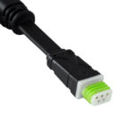 GloboStar® 90711 Ταχυσύνδεσμος Τροφοδοσίας T για Wall Washer Tuber - 2 Καλώδια +/- σε Power Connector 5 PIN Male & Power Connector 5 PIN Female για Πολύχρωμα RGB+RGBW Tuber - Image 3