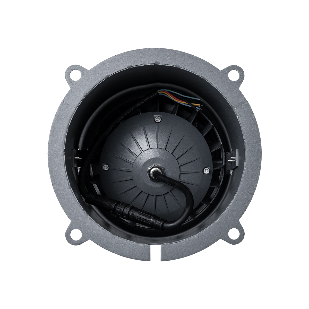 GloboStar® FLOOD-MILO 90736 Κινούμενος Προβολέας - Σποτ Φωτισμού Wall Washer για Φωτισμό Κτιρίων LED 12W 1020lm 10° DC 24V Αδιάβροχο IP67 Φ17 x Υ26cm RGBW DMX512 - Γκρι Ανθρακί - 3 Χρόνια Εγγύηση - Image 7