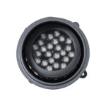 GloboStar® FLOOD-MILO 90738 Κινούμενος Προβολέας - Σποτ Φωτισμού Wall Washer για Φωτισμό Κτιρίων LED 24W 2280lm 10° AC 220-240V Αδιάβροχο IP67 Φ22 x Υ30cm Φυσικό Λευκό 4500K - Γκρι Ανθρακί - 3 Χρόνια Εγγύηση - Image 5