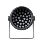 GloboStar® FLOOD-DIMO 90745 Προβολέας Wall Washer με Αντιθαμβωτική Γρίλια για Φωτισμό Κτιρίων LED 54W 4590lm 10° DC 24V Αδιάβροχο IP67 Μ26 x Π28 x Υ35cm RGBW DMX512 - Γκρι Ανθρακί - 3 Χρόνια Εγγύηση - Image 5