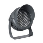 GloboStar® FLOOD-DIMO 90747 Προβολέας Wall Washer με Αντιθαμβωτική Γρίλια για Φωτισμό Κτιρίων LED 100W 9500lm 10° AC 220-240V Αδιάβροχο IP67 Μ34 x Π36 x Υ44cm Φυσικό Λευκό 4500K - Γκρι Ανθρακί - 3 Χρόνια Εγγύηση - Image 2