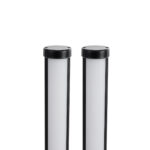 GloboStar® DIGICOLUMN 90760 Σετ 2 Μοντέρνα Επιτραπέζια Φωτιστικά Γραφείου Digital Pixel Symphony Bars LED 16W 1280lm 180° DC 5V με USB 2.0 IP20 - Εναλλαγή Φωτισμού μέσω Τηλεχειριστηρίου - Πολύχρωμα RGB - Dimmable - Μαύρο - Φ3 x Υ45cm - Συσκευασία 2 Τεμαχίων - 2 Χρόνια Εγγύηση - Image 6